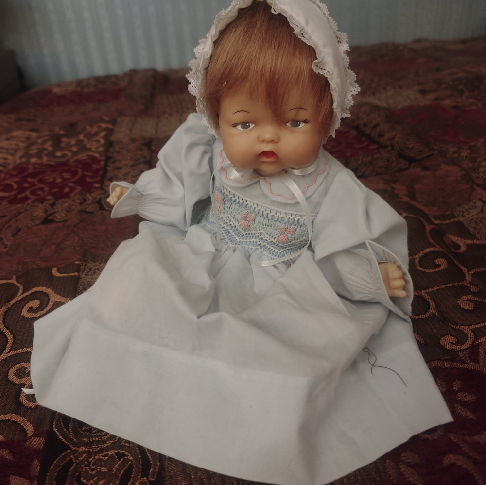 Blue and Brown Doll with Accessories